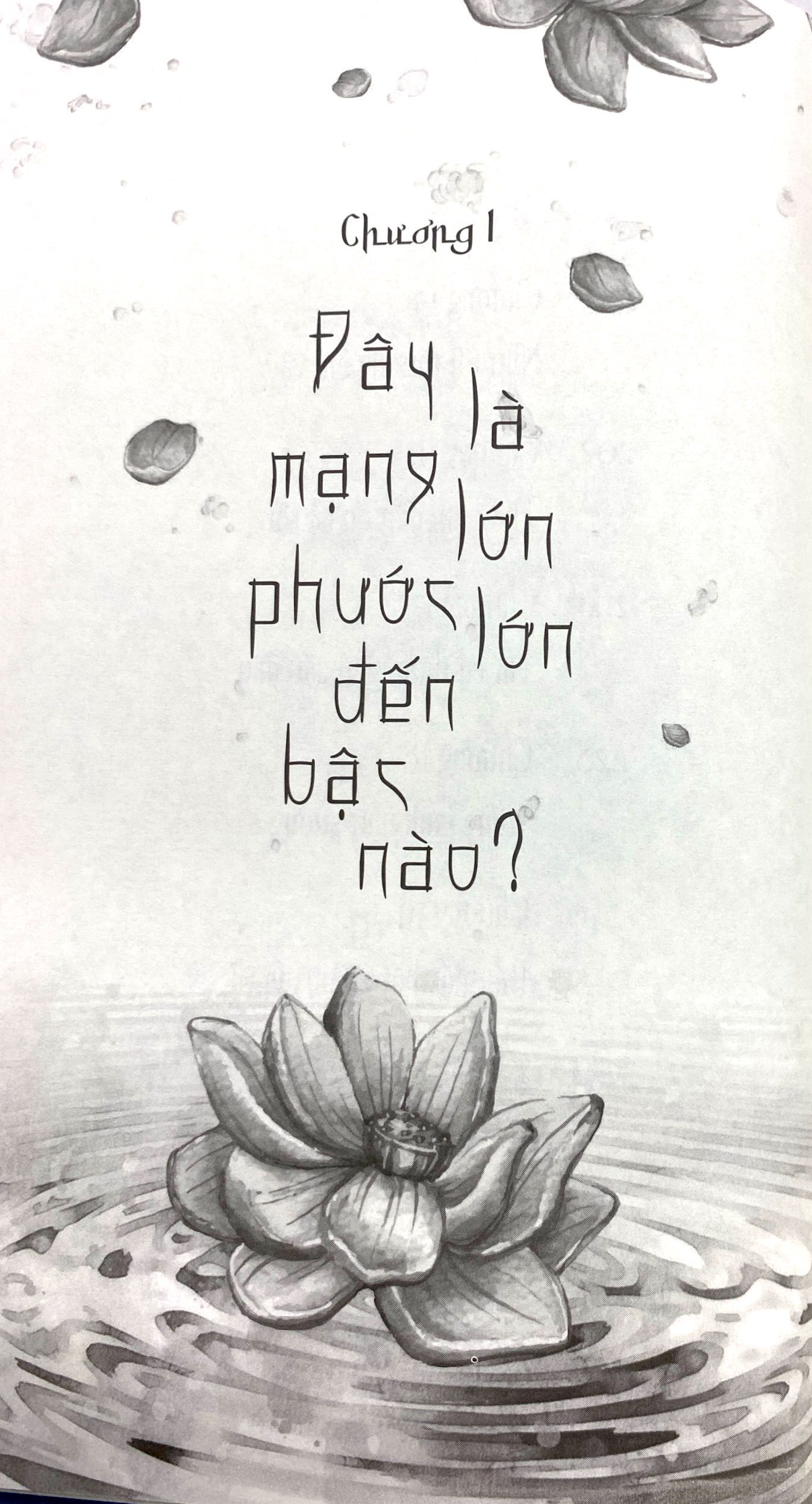 Ngỡ mây chiều in bóng nước