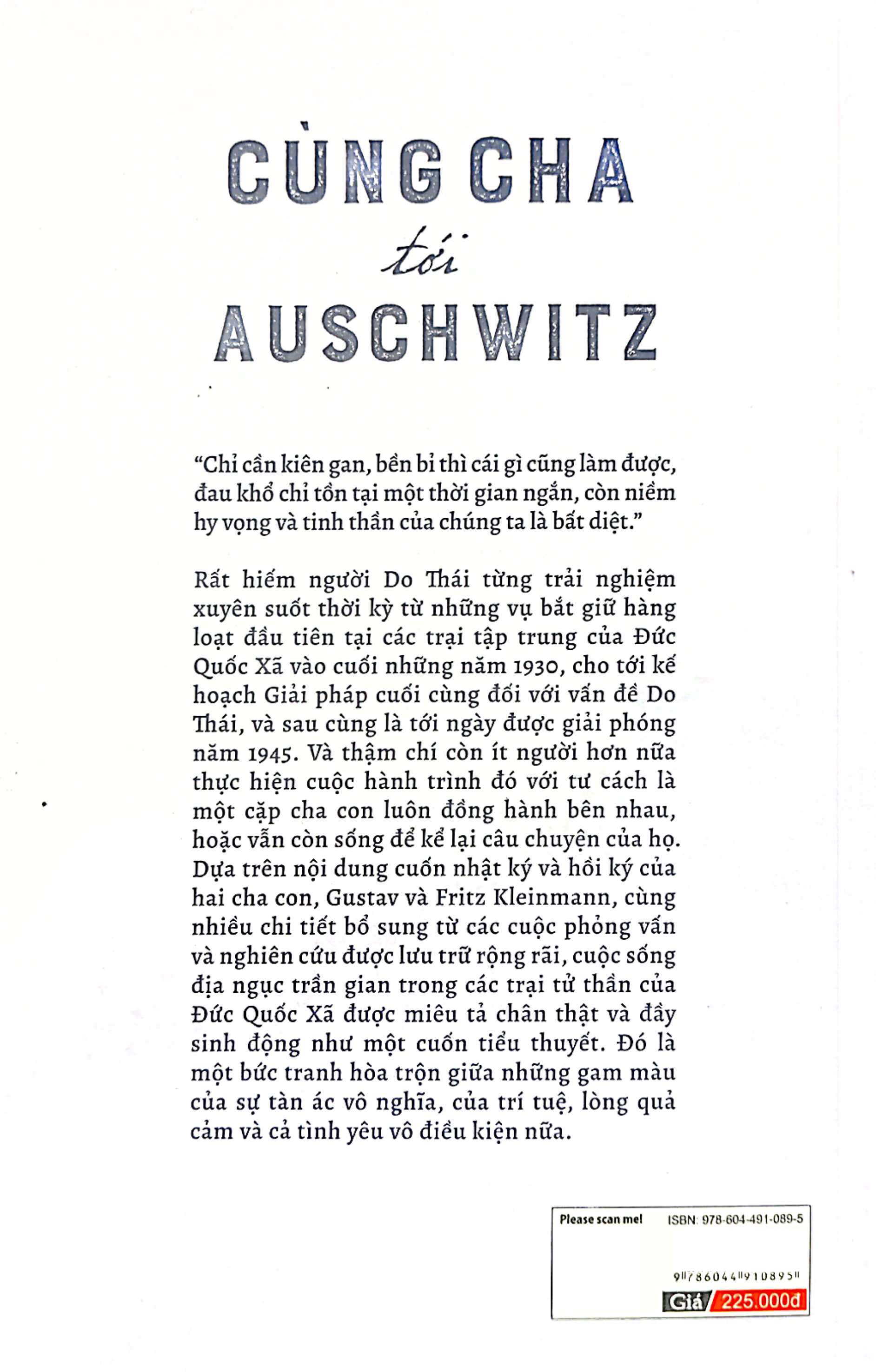  Cùng Cha Tới Auschwitz