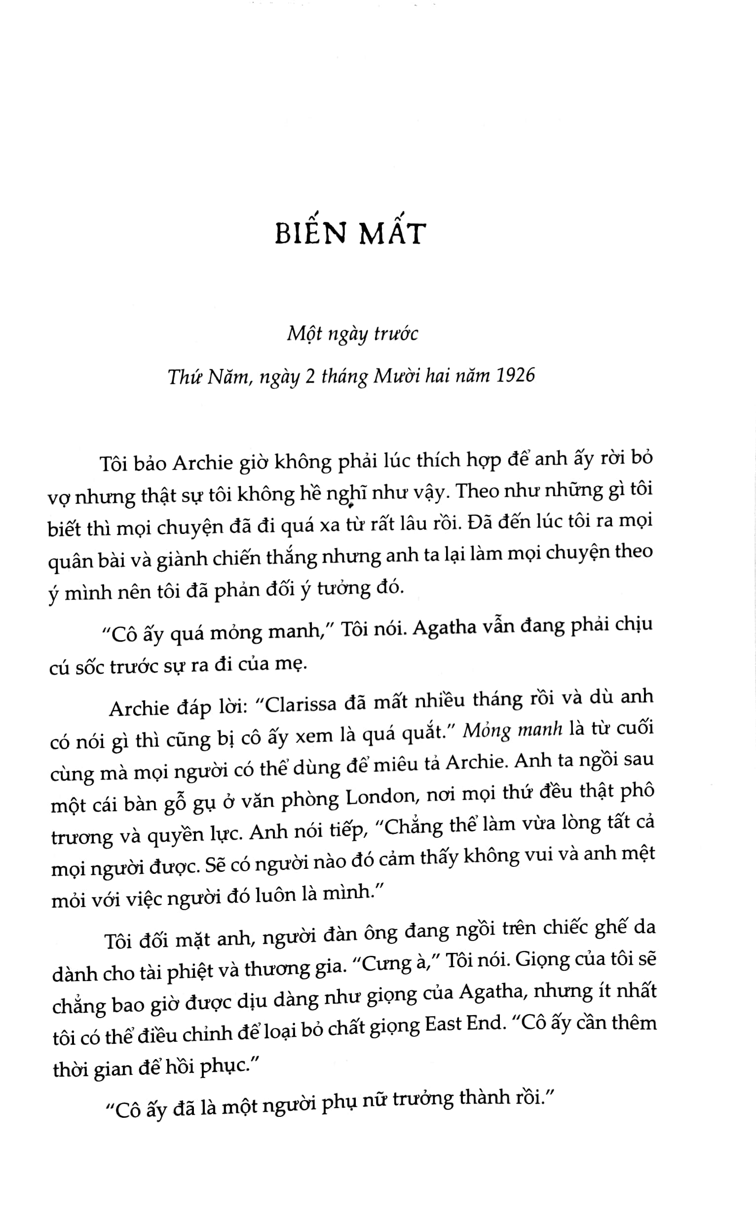 Chuyện Tình Agatha Christie - Nữ Hoàng Trinh Thám Của Mọi Thời Đại