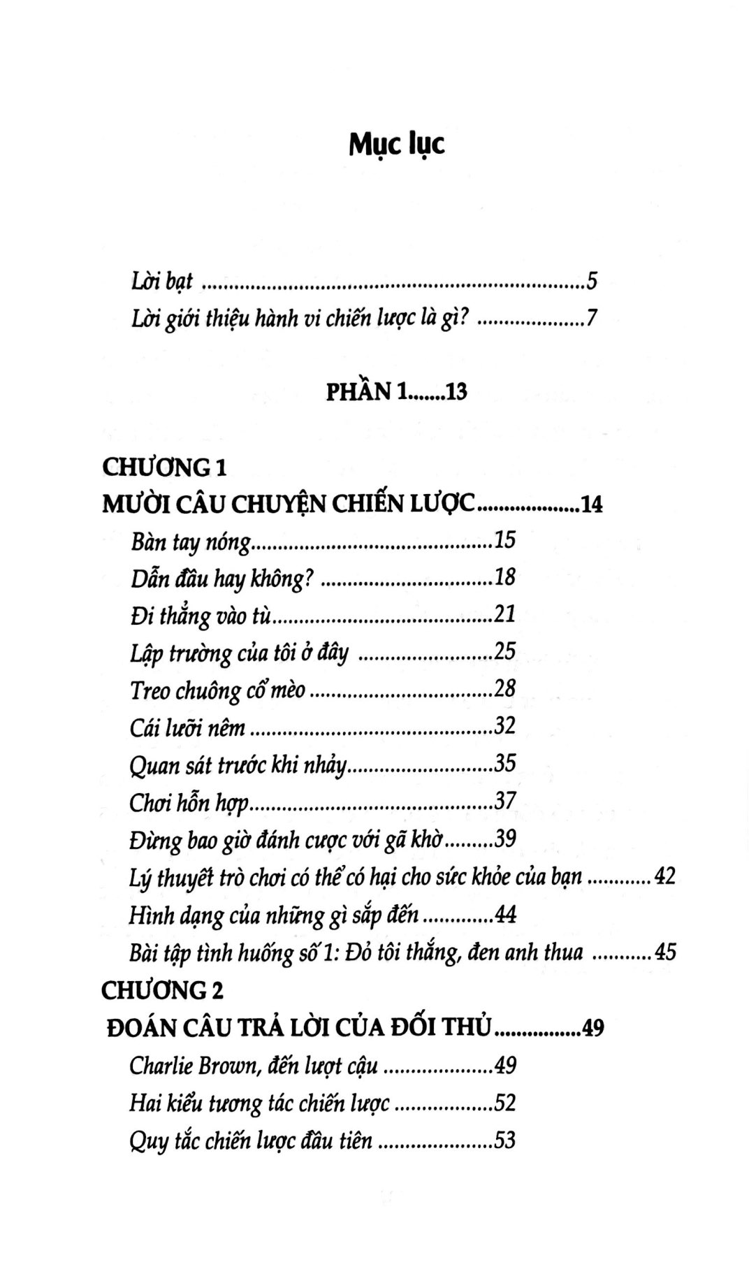 Tư Duy Chiến Lược - Lý Thuyết Trò Chơi Thực Hành