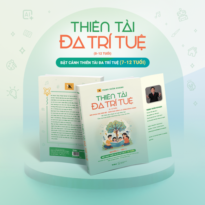 Sách - THIÊN TÀI ĐA TRÍ TUỆ (0-12 tuổi) - Bật cánh thiên tài đa trí tuệ (7-12 tuổi)