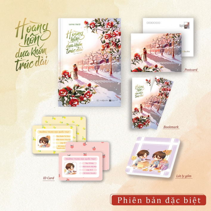 Sách - Hoàng Hôn Dựa Khóm Trúc Dài - Bản đặc biệt (Có mộc AZ)